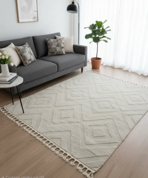 zarbia la fiesta Beige Motif Losanges 2M/3M