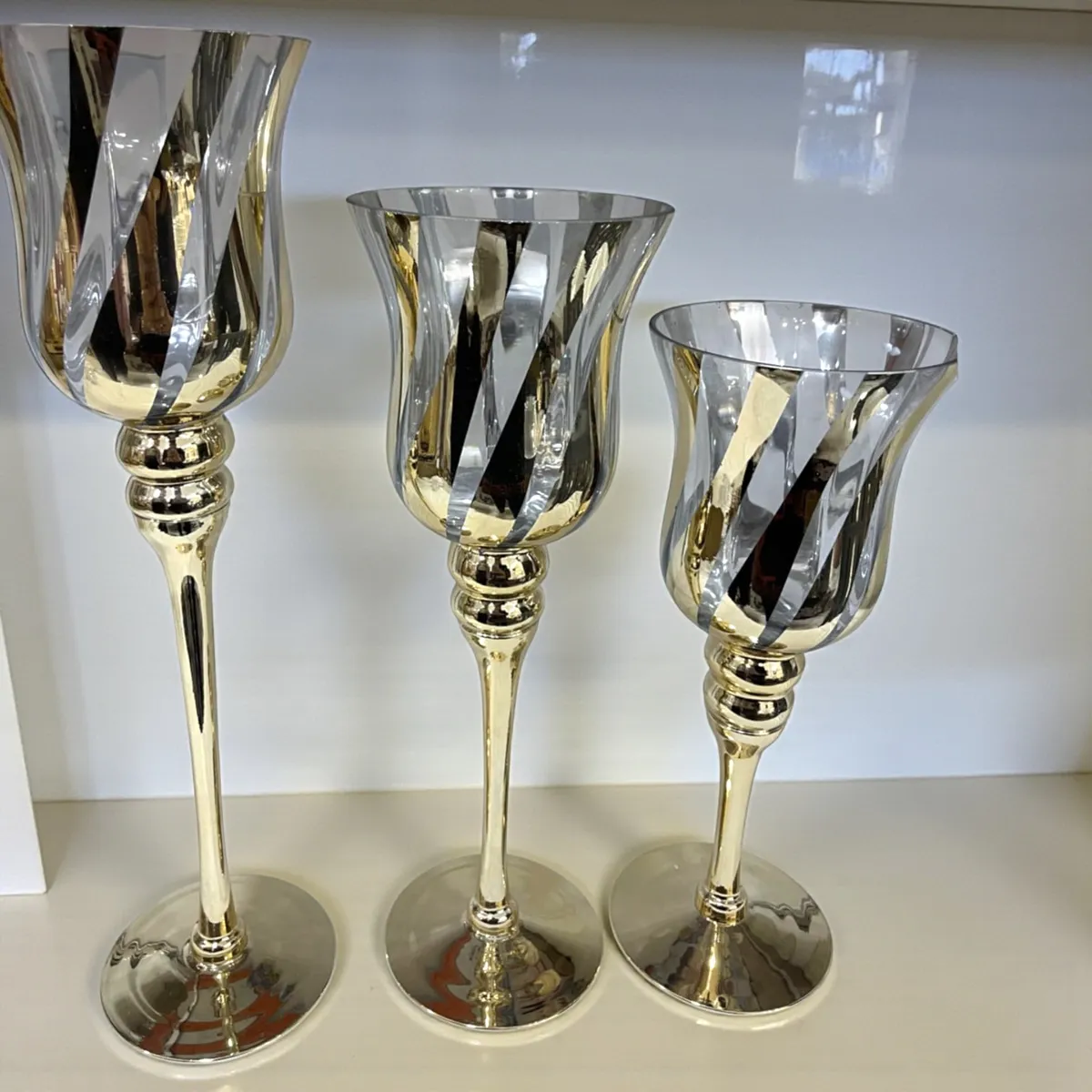 Set de 3 Coupes Décoratives Dorées - CD01